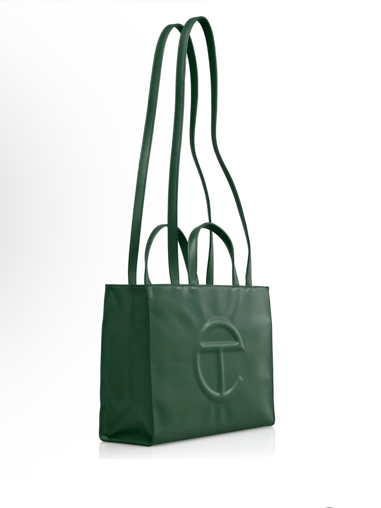 Telfar Medium Shopping Bag In Forest Green Nwt — image 2 of 4
